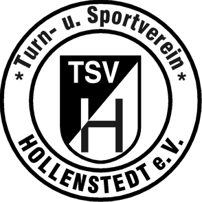Logo eines Sportvereins mit stilisiertem Wappen und Text.